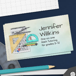 Private Math Tutor – 数学教育者 名刺