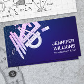 Private Math Tutor – 数学教育者 名刺