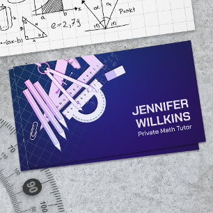 Private Math Tutor – 数学教育者 名刺
