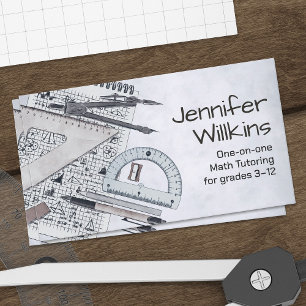 Private Math Tutor – 数学教育者 名刺