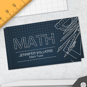 Private Math Tutor – 数学教育者 名刺