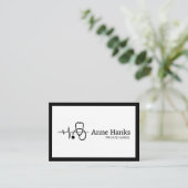 Private Nurse Caregiver Health 名刺 (スタンド正面)