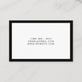 Private Nurse Caregiver Health 名刺 (裏面)