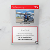 Private Pilot Log-In Congratulations カード (内部)