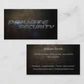 Private security Business card 名刺 (正面/裏面)