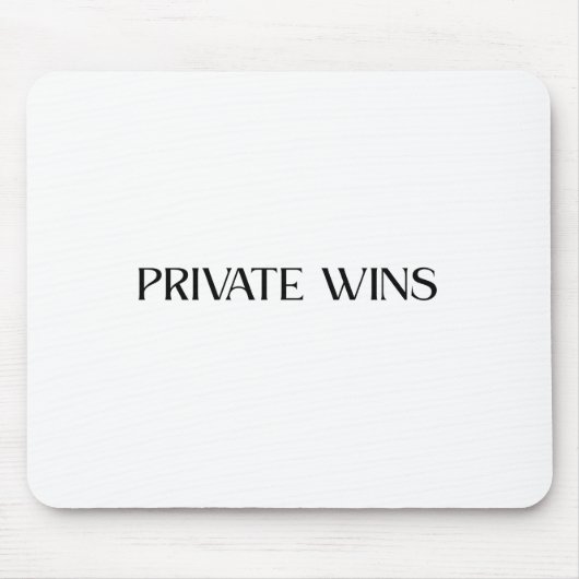 Private Wins Ergonomic Wrist Support Mouse Pad マウスパッド (正面)