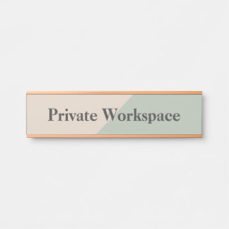 Private Workspace Office Boundary サインプレート
