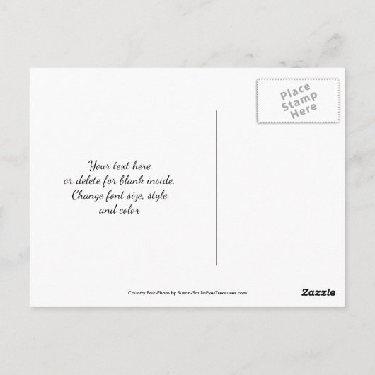 Prize Produce Country Fairありがとうございました ポストカード (裏面)