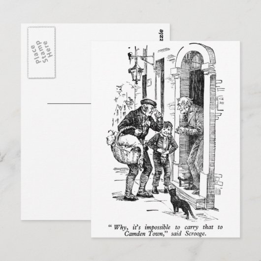 Prize Turkey (文字付) ポストカード (正面/裏面)