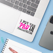 PROを入れて…カスタムカットビニールシール シール (ノートパソコンとiPhone)
