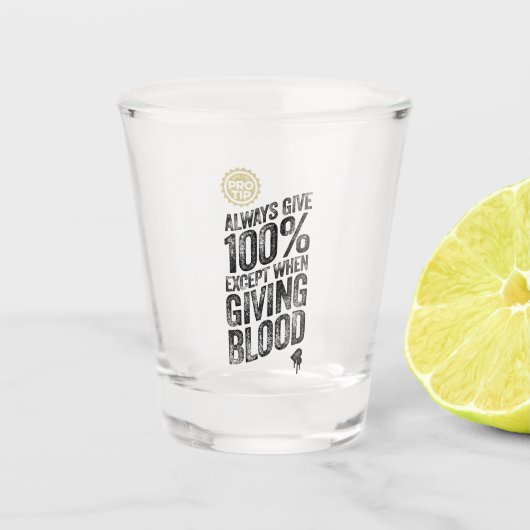 PROヒント：常に与え100% ショットグラス (正面)