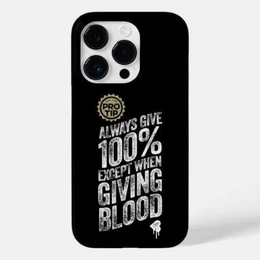 PROヒント:常に100%与えケースメイトiPhoneケース Case-Mate iPhoneケース (裏面)