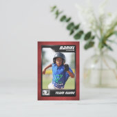 PROベースボールカード統計プレイヤーのトレーディングカード コーリングカード (スタンド正面)