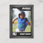 PROベースボールカード統計プレイヤーのトレーディングカード コーリングカード (正面)