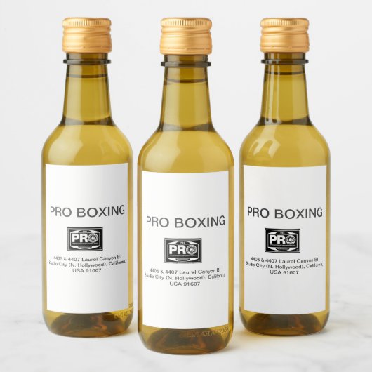 PROボクシング ワインラベル (ボトル)