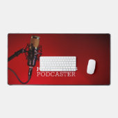 Proマイク、Podcaster、Podcast デスクマット (キーボード&マウス)