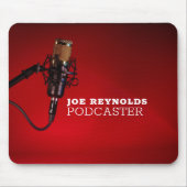 Proマイク、Podcaster、Podcast マウスパッド (正面)