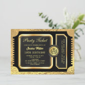 PRO ゴールドパーティーチケット招待状 招待状 (スタンド正面)