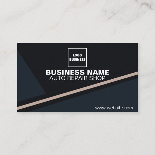 Pro 気に Auto RepairショップBSカード 名刺 (正面)