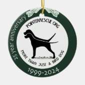 PRO 25周年記念オーナメント セラミックオーナメント (正面)