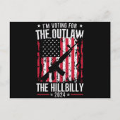 Pro 45 Iはアウトローとヒルビリーのための投票している ポストカード (正面)