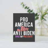 PRO AMERICA ANTI BIDEN シーズンポストカード (スタンド正面)