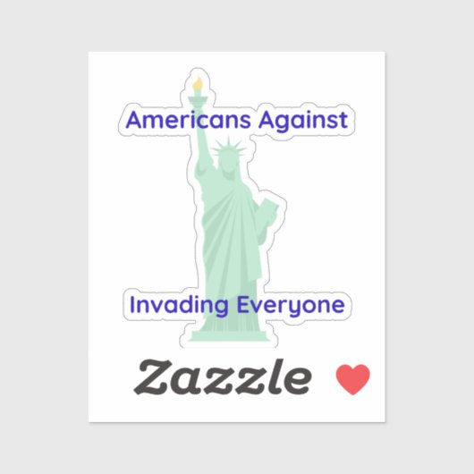 Pro-America Statue of Liberty シール (シート)