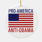 PRO-AMERICAN ANTI-OBAMA セラミックオーナメント (裏面)