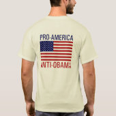 PRO-AMERICAN ANTI-OBAMA Tシャツ (裏面)