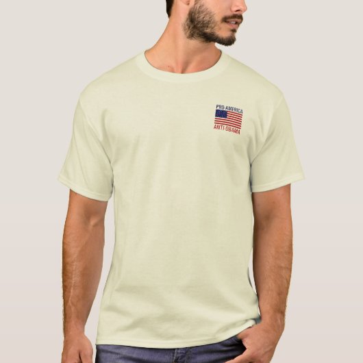 PRO-AMERICAN ANTI-OBAMA Tシャツ (正面)