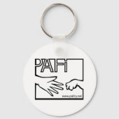 Pro Animals Finland BW Logo キーホルダー (正面)