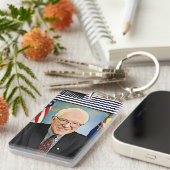 Pro Bernie Sandersサポートキーチェーン キーホルダー (正面右)