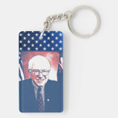 Pro Bernie Sandersサポートキーチェーン キーホルダー (裏面)