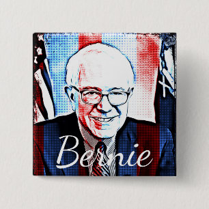 Pro Bernie Sandersサポートデジタルアートボタン 缶バッジ