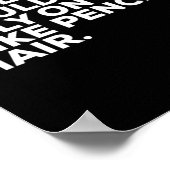 Pro Biden Election Campaign Quote Mike Pence Fly  ポスター (角)
