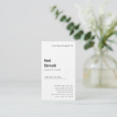 Pro BlackとBlack Core Business Card 名刺 (スタンド正面)