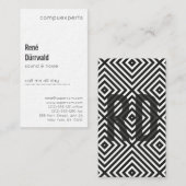 Pro BlackとBlack Core Business Card 名刺 (正面/裏面)