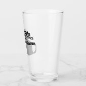 pro-cats pro-choice pro-feminism タンブラーグラス (左)