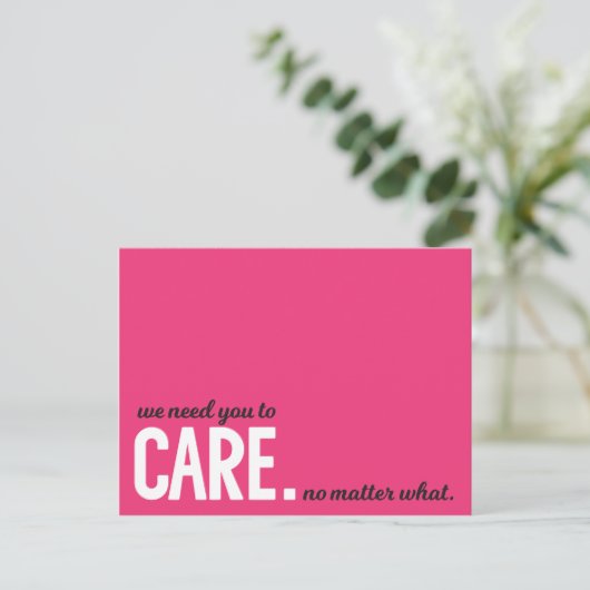 Pro-Choiceはがき ポストカード (スタンド正面)