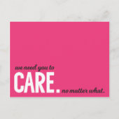 Pro-Choiceはがき ポストカード (正面)