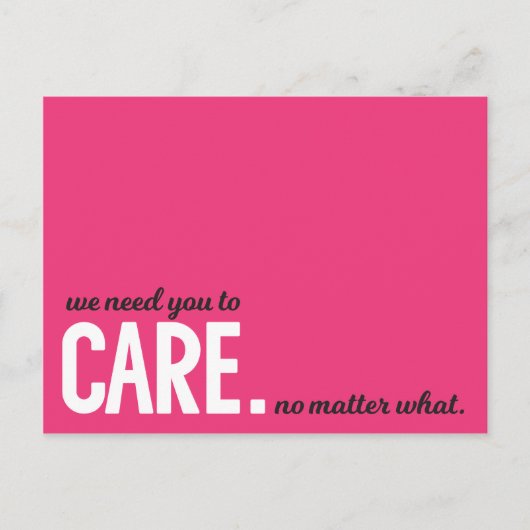 Pro-Choiceはがき ポストカード (正面)