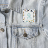 Pro-Choiceフローラ パターン（の模様が）ある 缶バッジ (インサイチュ)