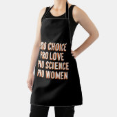 Pro Choice女性の権利フェミニスト家父長制LGBT エプロン (インサイチュ)