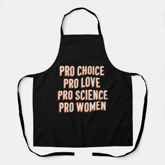 Pro Choice女性の権利フェミニスト家父長制LGBT エプロン (正面)