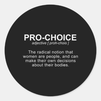 Pro-Choice定義保護定保中絶法 ラウンドシール