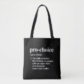 Pro-Choice定義 トートバッグ (正面)