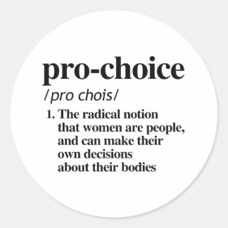 Pro-Choice定義 ラウンドシール