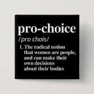Pro-Choice定義 缶バッジ