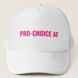 Pro Choice AFホットピンク白い妊娠中絶権  キャップ