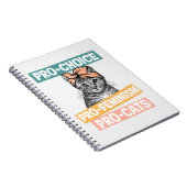 Pro-Choice、Pro-Feminism、Pro-Cat |猫好き ノートブック (右側)